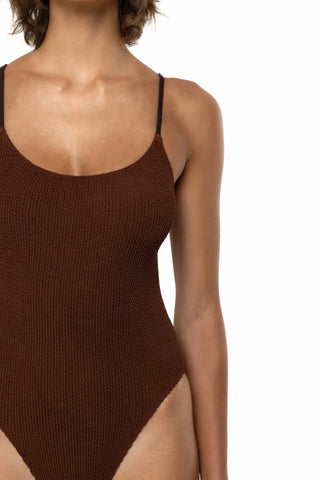 JADE ONE PIECE CHOCO - Maison OrientSORBET ISLANDMaison OrientWOMEN'S ONE PIECE SUITS
