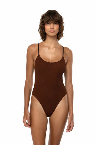 JADE ONE PIECE CHOCO - Maison OrientSORBET ISLANDMaison OrientWOMEN'S ONE PIECE SUITS