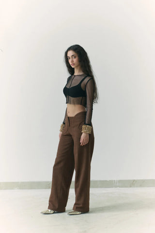 Jalebi Khadi Shawl Wool Trousers - Maison OrientSZABO SIHAGMaison OrientPants