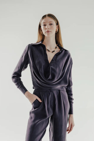 JANE %100 Vegan Silk Shirt - Maison OrientCOMETESMaison OrientClothing