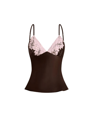 Jayne Camisole Chocolate Plum - Maison OrientScarlett GasqueMaison OrientSleepwear