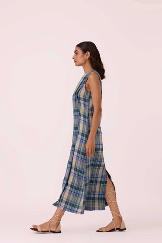 Julia Blue Handwoven Dress - Maison OrientThe Summer HouseMaison OrientDresses