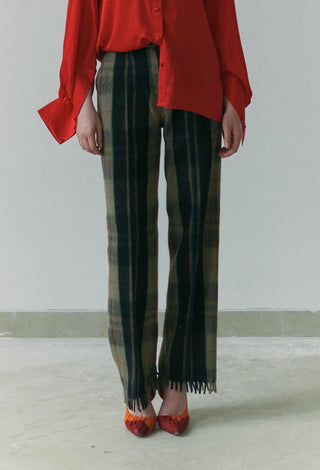 Khadi Kambal Fringe Wool Trousers - Maison OrientSZABO SIHAGMaison OrientPants