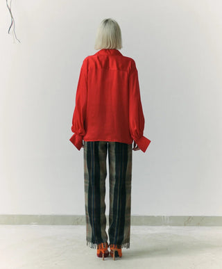 Khadi Kambal Fringe Wool Trousers - Maison OrientSZABO SIHAGMaison OrientPants