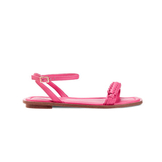 Kibele Bubble Pink Flat Ankle Cross Sandal - Maison OrientSerena UziyelMaison OrientShoes