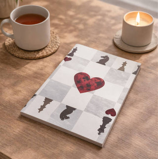 Artlet Studio King of Hearts Chessboard Vellum Notebook