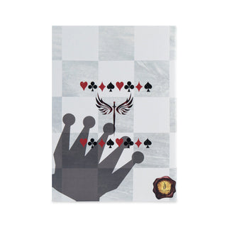 King of Hearts Chessboard Vellum Notebook - Maison OrientArtlet StudioMaison OrientStationery