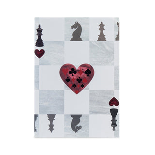 King of Hearts Chessboard Vellum Notebook - Maison OrientArtlet StudioMaison OrientStationery