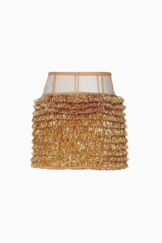 Kiran Golden Mini Skirt - Maison OrientSZABO SIHAGMaison OrientSkirts