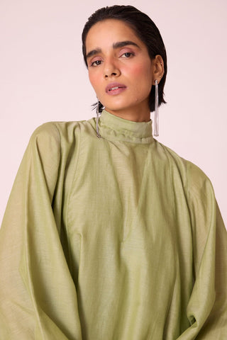 Klyuch Green Panelled Dress - Maison OrientThe Summer HouseMaison OrientDresses