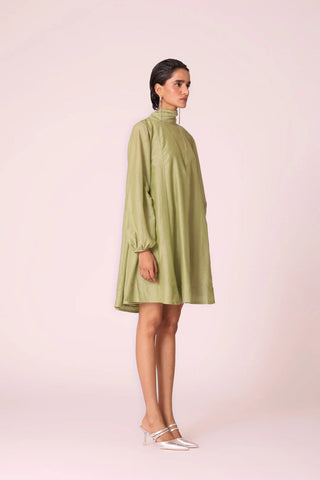 Klyuch Green Panelled Dress - Maison OrientThe Summer HouseMaison OrientDresses