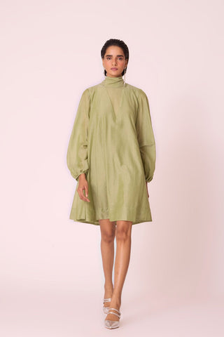 Klyuch Green Panelled Dress - Maison OrientThe Summer HouseMaison OrientDresses