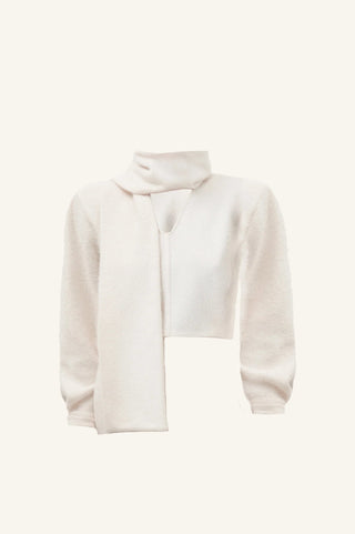 KNIT SWEATER WITH A SHAWL - Maison OrientKris MaranMaison OrientClothing