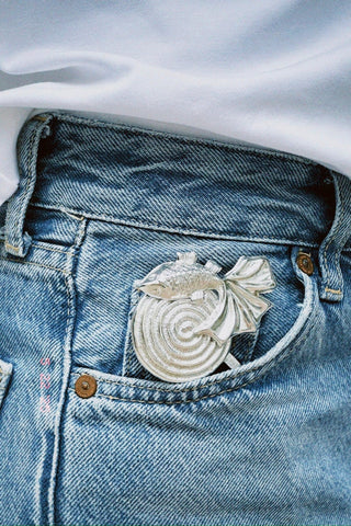 KOI AND SPIRAL ROD BUCKLE - Maison OrientGAIOSMaison OrientAccessories
