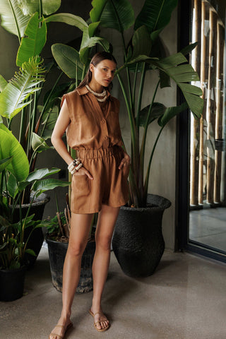 Laila Stone Jumpsuit - Maison OrientWEMAVEMaison OrientScarves