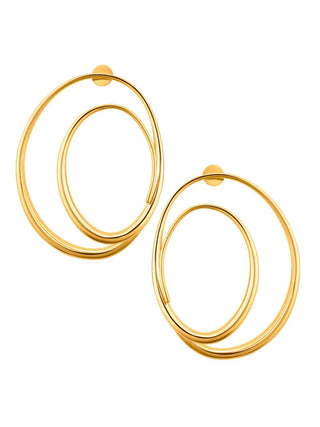 Large Ellipse Hoops - Maison OrientMISHOMaison OrientJewelry