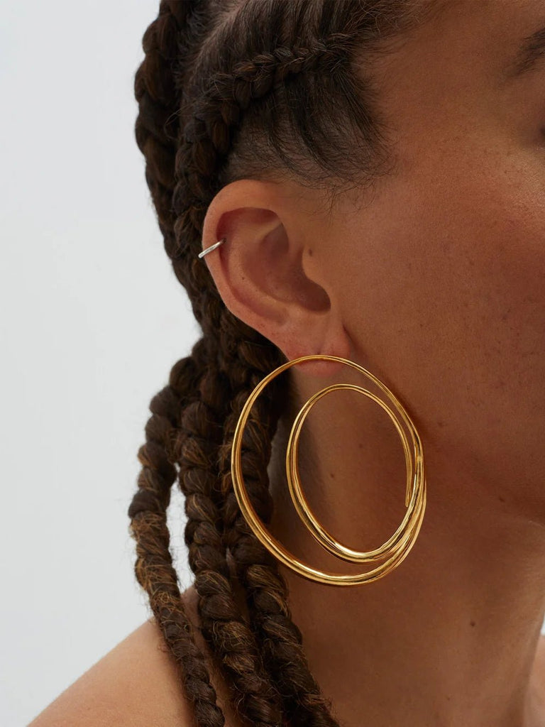 Large Ellipse Hoops - Maison OrientMISHOMaison OrientJewelry
