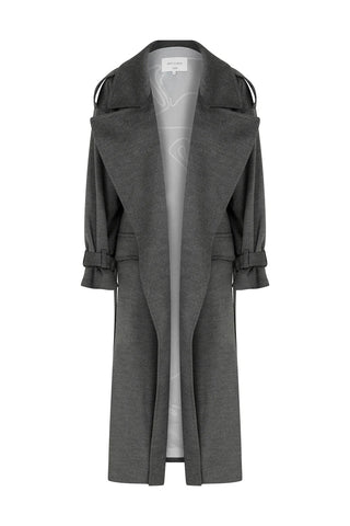 Laura Cashmere Coat in Grey - Maison OrientNazli CerenMaison OrientClothing