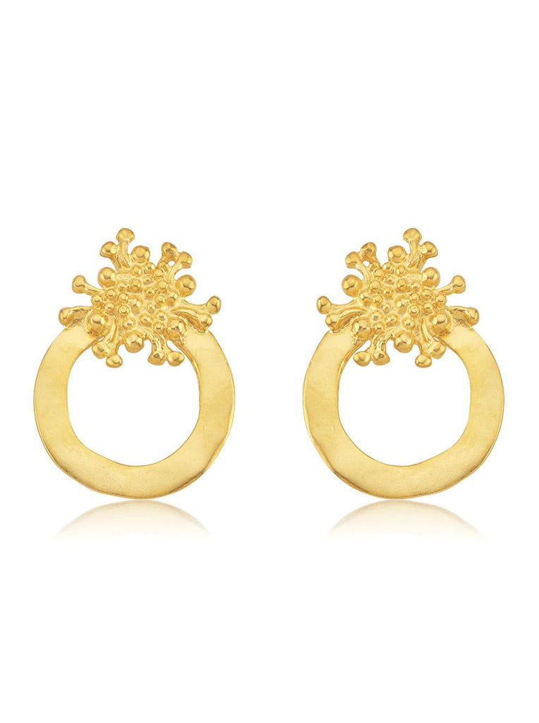 LAVA CIRCLE EARRINGS - Maison OrientBodhitaMaison OrientJewelry
