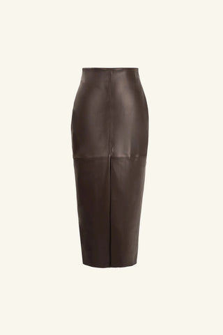 LEATHER MIDI SKIRT - Maison OrientKris MaranMaison OrientClothing