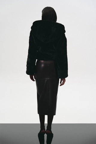 LEATHER MIDI SKIRT - Maison OrientKris MaranMaison OrientClothing