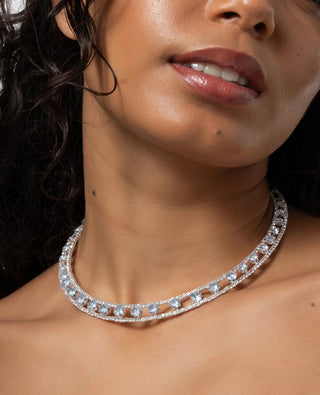 LEGACY CHOKER SILVER AND WHITE - Maison OrientTALITAMaison OrientJewelry