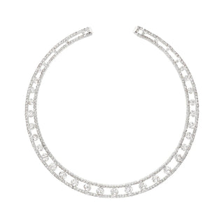 LEGACY CHOKER SILVER AND WHITE - Maison OrientTALITAMaison OrientJewelry