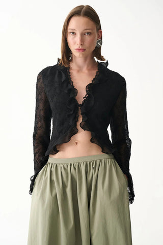 LEIA SHIRT / BLACK - Maison OrientNAIAMaison OrientClothing
