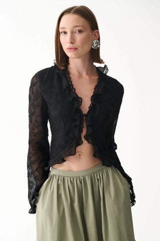 LEIA SHIRT / BLACK - Maison OrientNAIAMaison OrientClothing