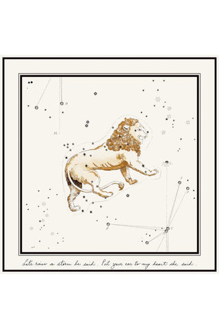 Leo Printed Satin Scarf - Maison OrientThe Summer HouseMaison OrientScarves