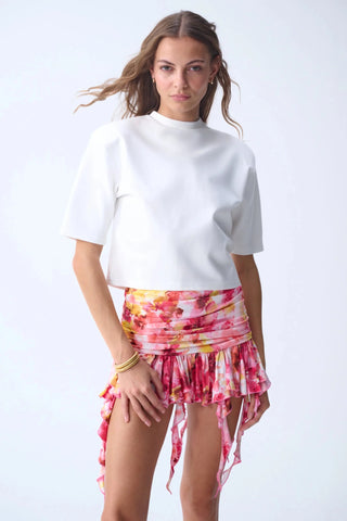 LINA SKIRT / PINK FLORAL PATTERNED - Maison OrientNAIAMaison OrientClothing