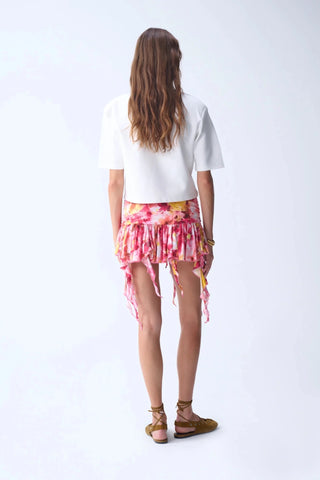 LINA SKIRT / PINK FLORAL PATTERNED - Maison OrientNAIAMaison OrientClothing