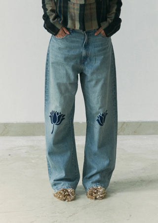Lotus Upcycled Denim – Limited Edition - Maison OrientSZABO SIHAGMaison OrientPants