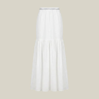 Low Waist Khadi Dhoti Maxi Skirt - Maison OrientSZABO SIHAGMaison OrientShirts & Tops