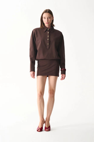 LUCKY DRESS / BROWN - Maison OrientNAIAMaison OrientClothing