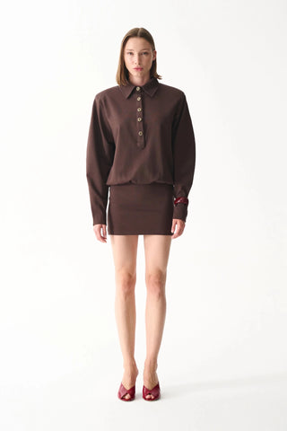 LUCKY DRESS / BROWN - Maison OrientNAIAMaison OrientClothing