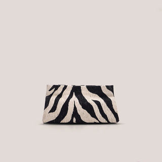 LUNA CLUTCH ZEBRA - Maison OrientCABAMaison OrientHandbags