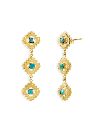 Mandala Long Earring - Maison OrientNe NepalMaison OrientJewelry