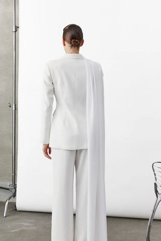 Marylebone Blazer With Chiffon Detail - Maison OrientNazli CerenMaison OrientClothing