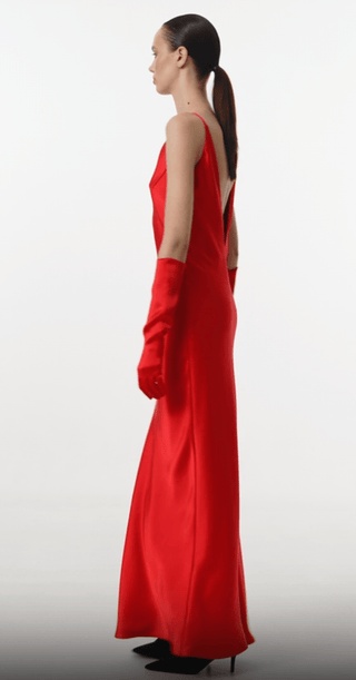 MAXI SLEEP DRESS WITH A DEEP V BACK - Maison OrientKris MaranMaison OrientClothing