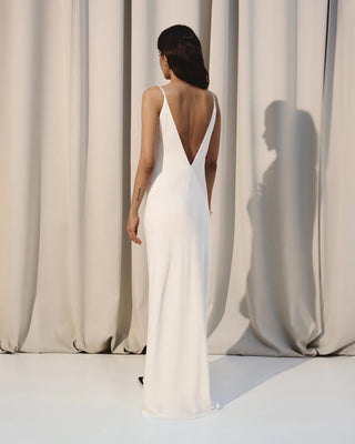 MAXI SLEEP DRESS WITH DEEP V BACK - Maison OrientKris MaranMaison OrientClothing