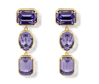 Melodia Trio Purple Earrings - Maison OrientNinonMaison OrientJewelry