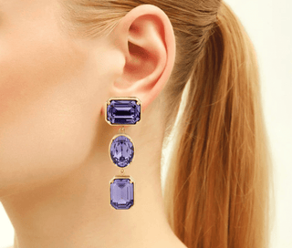 Melodia Trio Purple Earrings - Maison OrientNinonMaison OrientJewelry