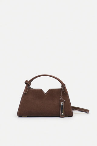 MIKI BAG - WALNUT (Suede) - Maison OrientAtelier MerandiMaison OrientHandbags