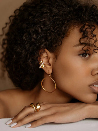 Mini Interrupted Hoops Gold - Maison OrientMISHOMaison OrientJewelry