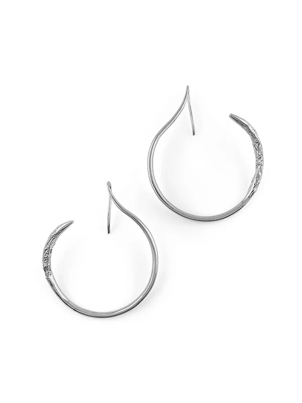 Mini Interrupted Hoops Silver - Maison OrientMISHOMaison OrientJewelry