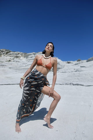 Misae Grey Pareo - Maison OrientWEMAVEMaison OrientScarves