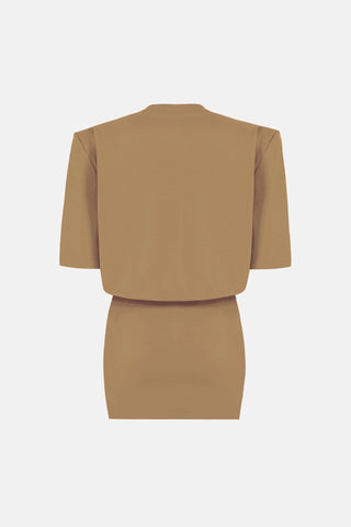 MIU T - SHIRT DRESS / LIGHT BROWN - Maison OrientNAIAMaison OrientClothing