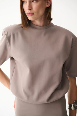 MIU T - SHIRT DRESS / STONE - Maison OrientNAIAMaison OrientClothing