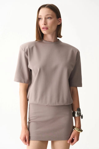 MIU T - SHIRT DRESS / STONE - Maison OrientNAIAMaison OrientClothing